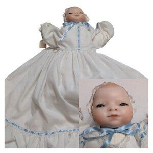 Grace S Putnam DOLL Bye Lo Baby DOLL Repro Germany Bisque Head Hands soft body
